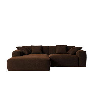 Bria Corner Couch - Brown