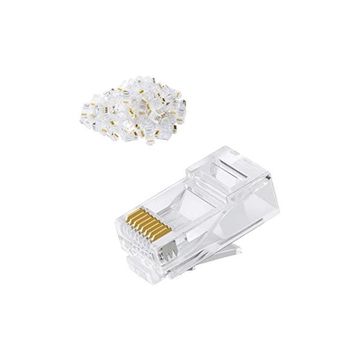 Acconet Cat6 Rj45 Connectors, Stranded Solid Core, 50 Pack