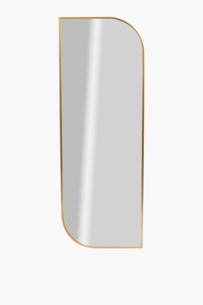 S Shaped Mirror – 30x120cm Modern Curved Metal Wall Mirror