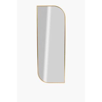 S Shaped Mirror – 30x120cm Modern Curved Metal Wall Mirror