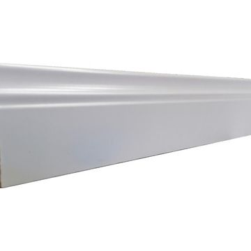 Skirting White Gloss MDF Wrapped 80mm x 14mm x 2400mm