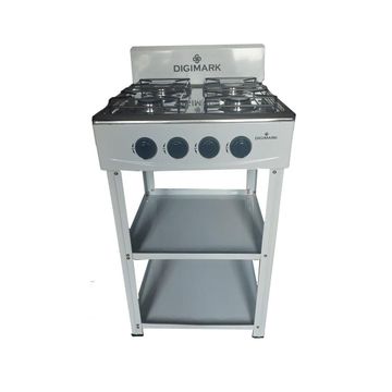 4 Burner Gas Stove - Freestanding w/Shelves