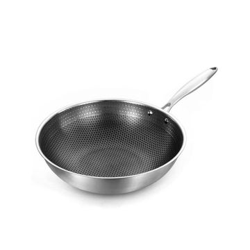 Stainless Steel Wok Pan