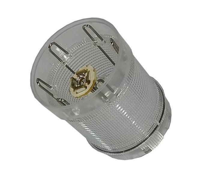 Signal Tower Light White Flash/Steady 24 V Ac/Dc Tl Nlt 50 Lw2
