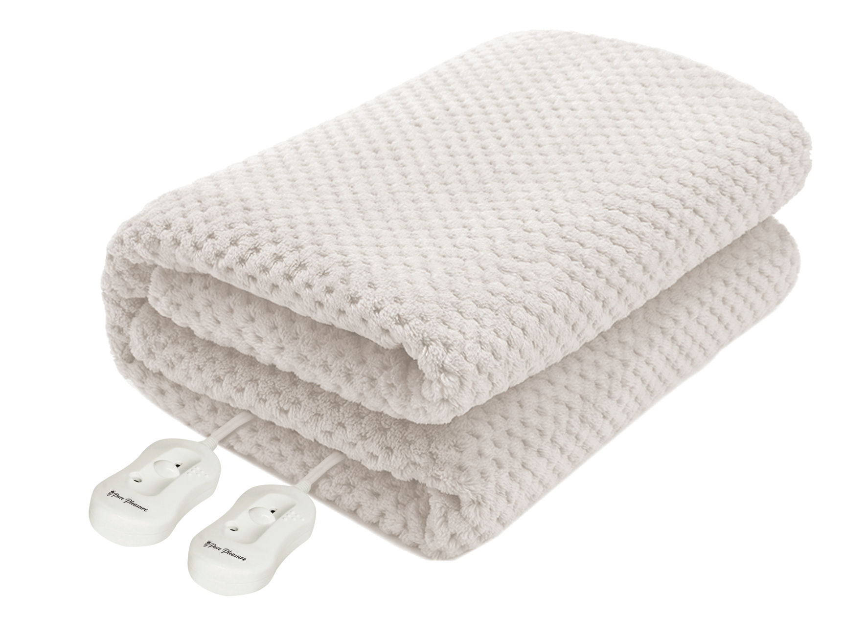 Pure Pleasure - Double Coral Fleece W/ Skirt Fitted Electric Blanket 137X188