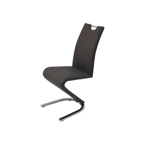 Prestige Home - Faux Gray Leather Dining Chair