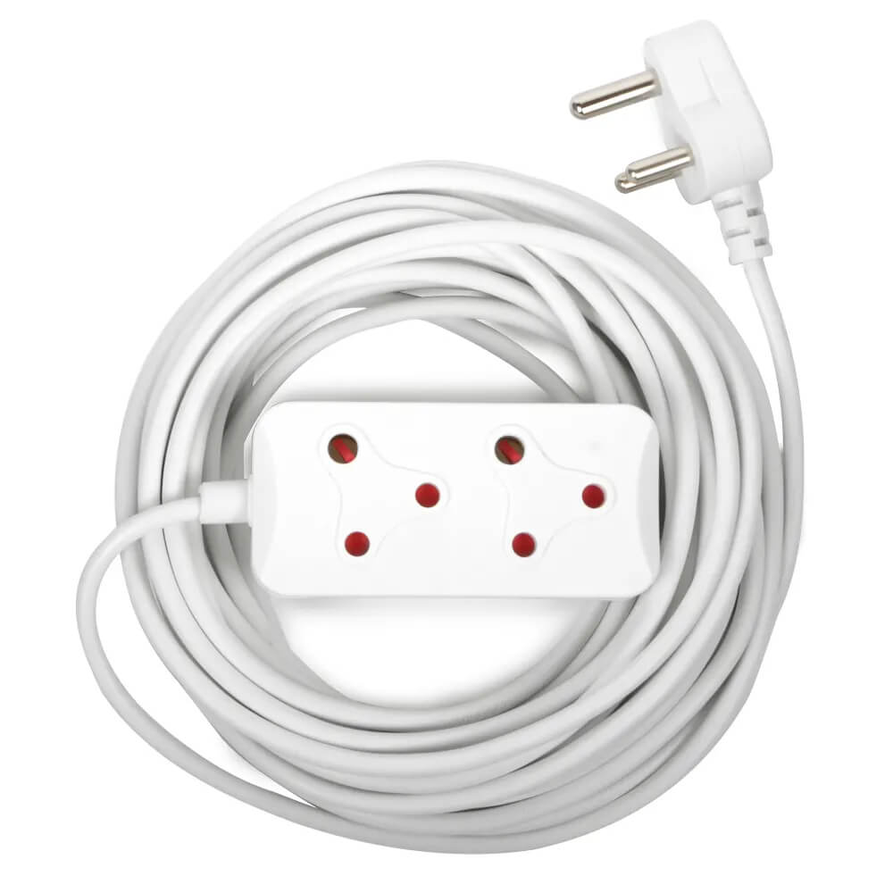 15M 2 Socket Extension Cord