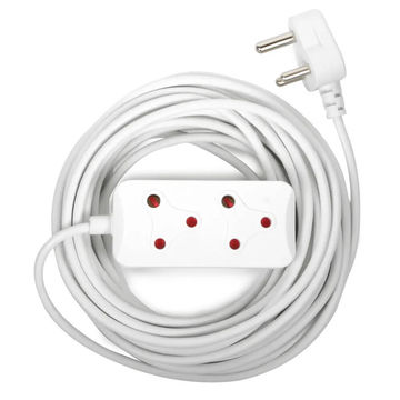 15M 2 Socket Extension Cord