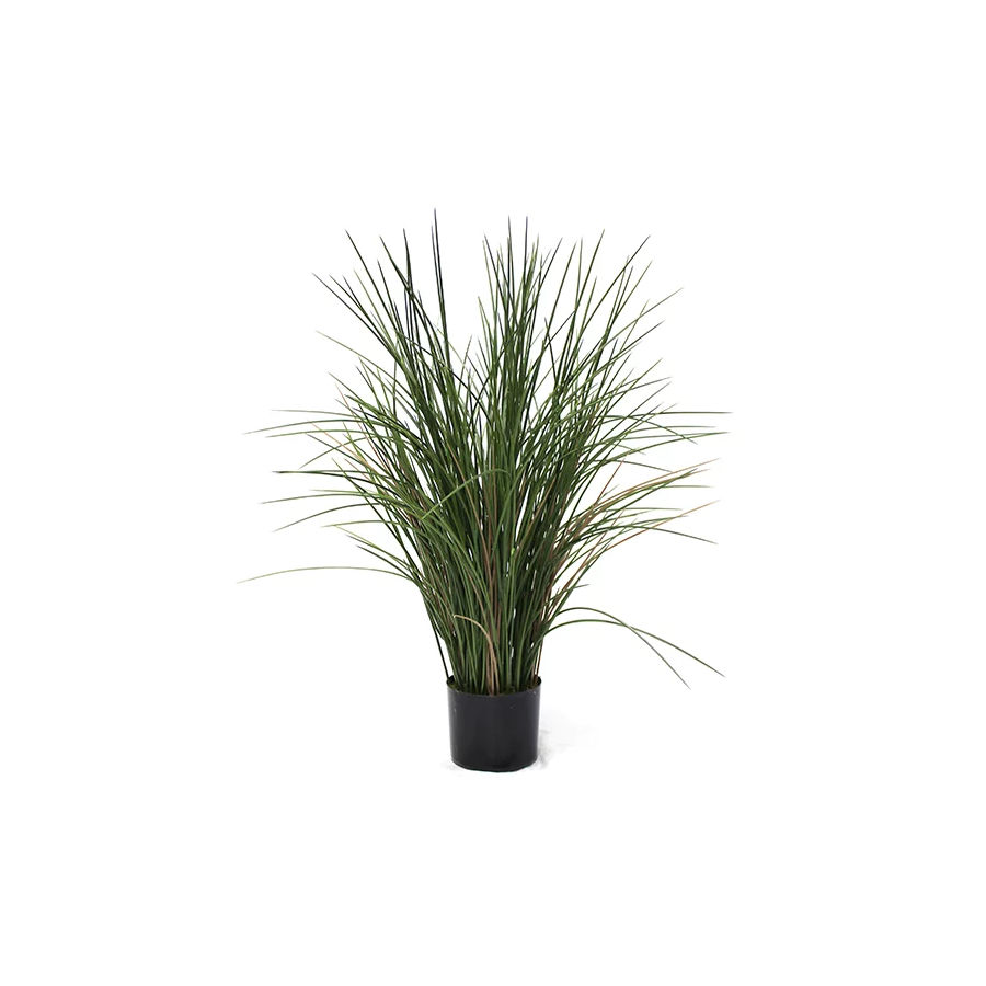 Grass Juncus Effusus Artificial Plant 80cm with Black Liner Pot
