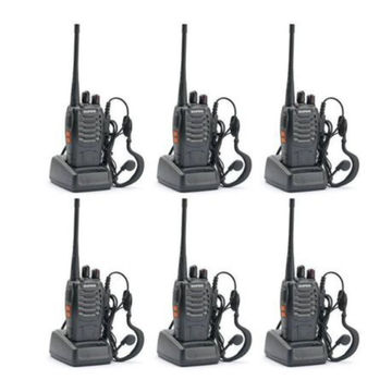 Baofeng BF-888S 16-Channel UHF 400-470MHz Walkie Talkie 2 Way Radio 6 Piece