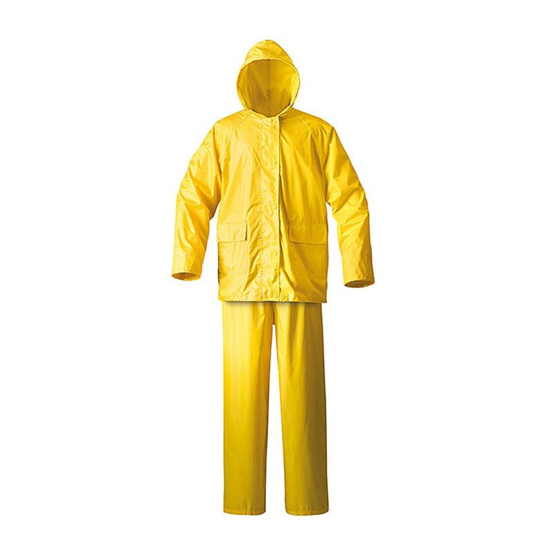 Rubberized Rain Suit Yellow 2 Piece (Large)