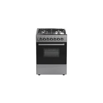TOTAI 60×60 4 BURNER GAS STOVE WITH GAS OVEN STAINLESS STEEL