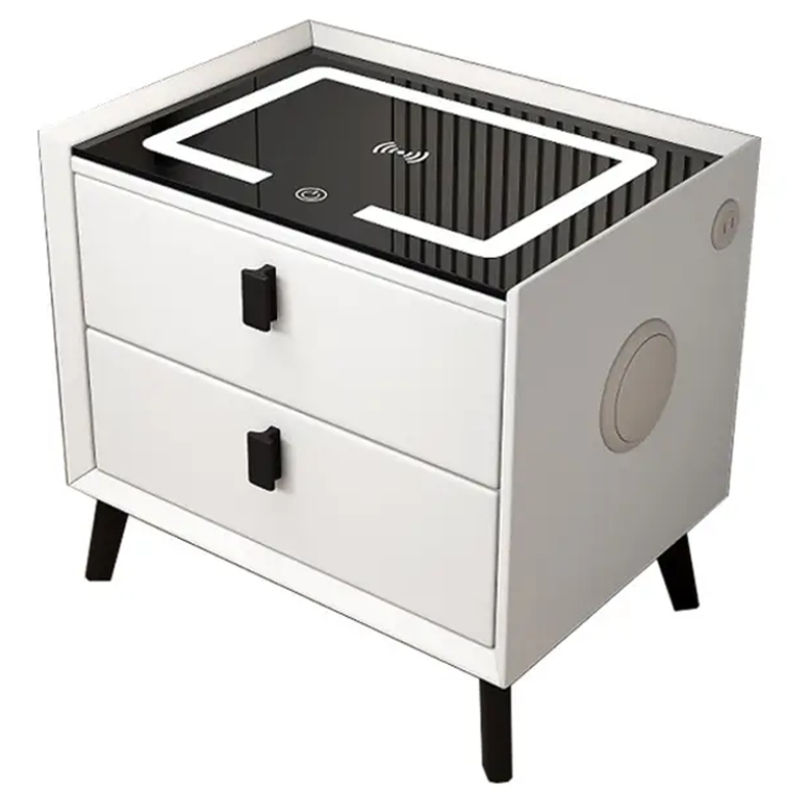 Nu Dekor - Nexus Intelligent Bedside Pedestal - White