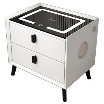 Nu Dekor - Nexus Intelligent Bedside Pedestal - White