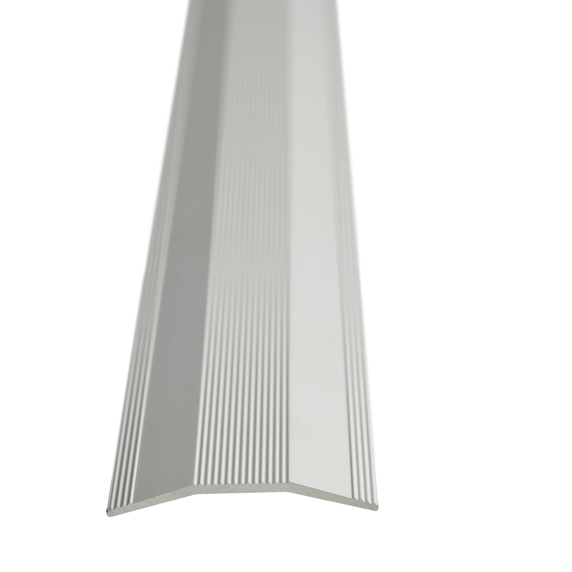 Aluminium Cover Strip Silver Undrilled 2500 x 40 Aluminium Door Profile