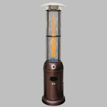 ALVA - CIRCULAR GLASS TUBE GAS PATIO HEATER - 2.1M - TALL - HAMMERTONE