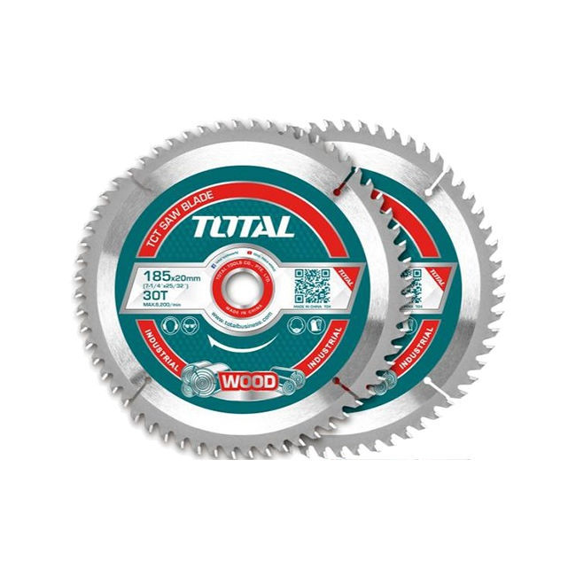Total Tools 185mm TCT Saw Blade Set