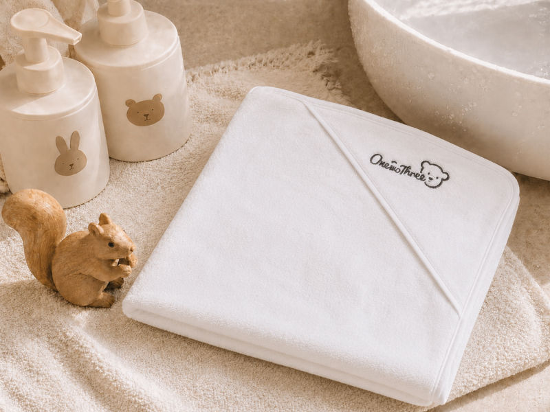 Baby Hooded Towel - Asset 010 - 090x090cms - 380GSM