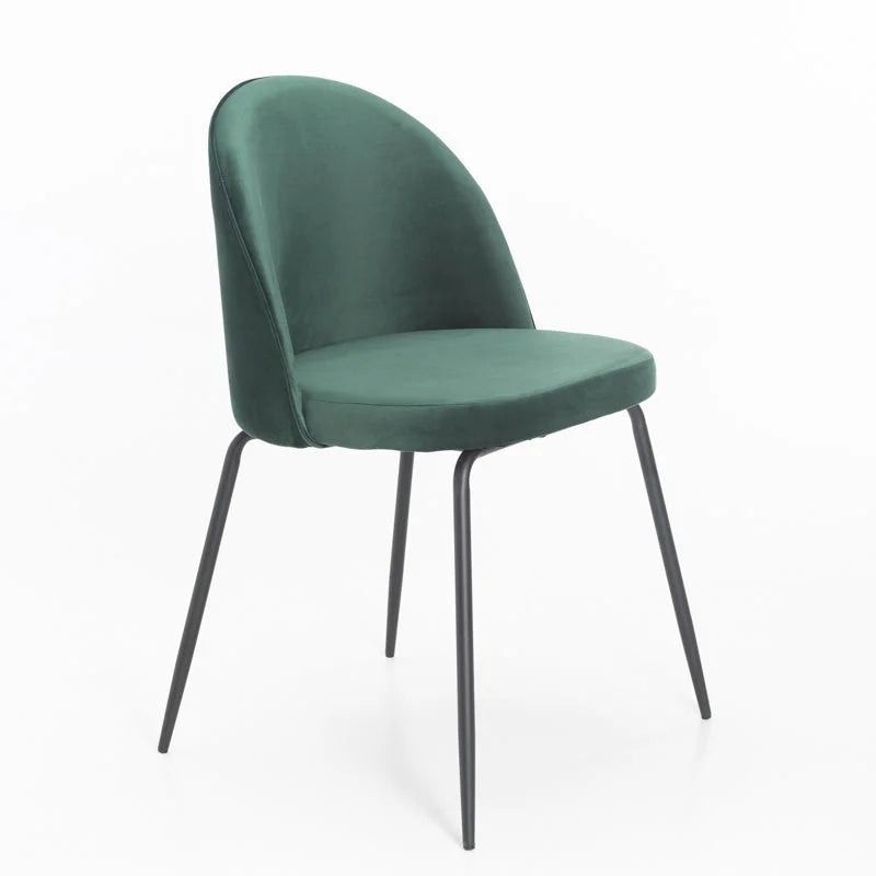 Vividitto - Kia Bloom Velvet Dining Chair - Green