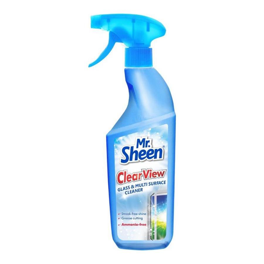 Mr Sheen Clear View Glass Cleaner 500Ml- 2 Pack