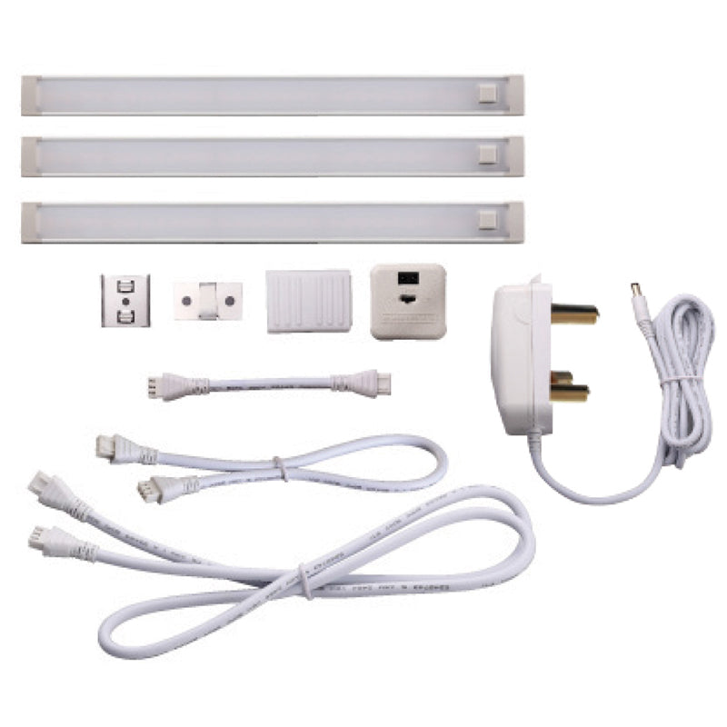 BLACK+DECKER 3 Bar LED Under Cabinet Lighting Kit