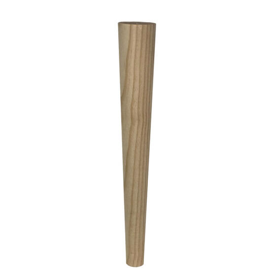 Wooden coffee table leg tapered cone H450x35x65mm woodturner
