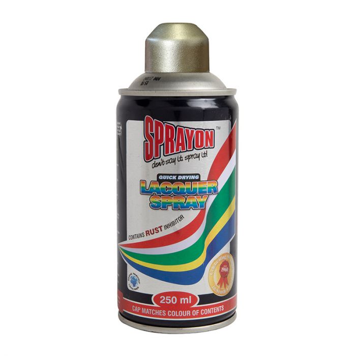 Bulk Pack x 4 Sprayon Spray Paint 250ml Rich Pale Gold