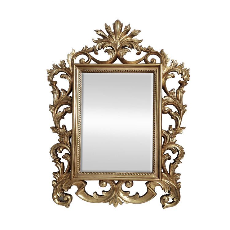 KC FURN Vintage beveled mirror 1780x1220mm – Gold