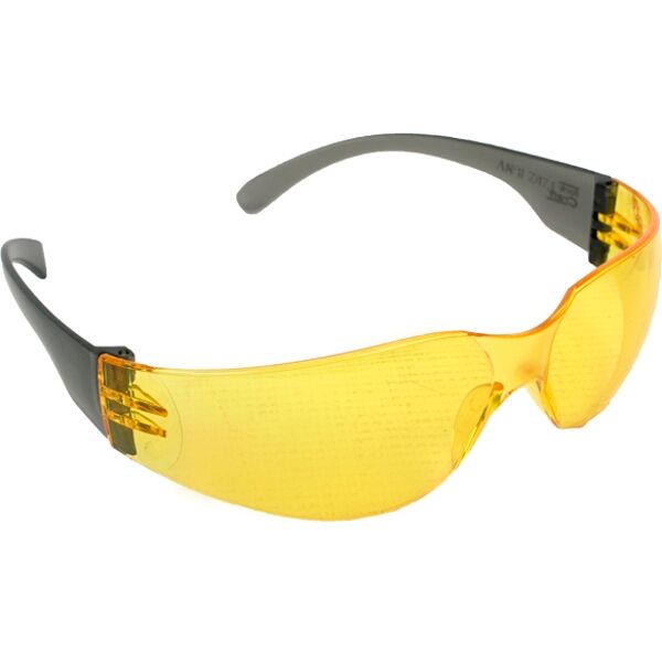 Safety Eyewear Glasses Yellow In Poly Bag