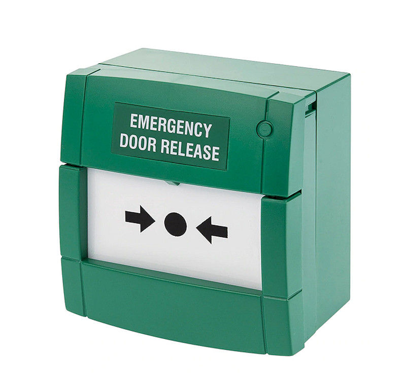 EMERGENCY BREAK GLASS (GREEN) – RESETTABLE SINGLE POLE