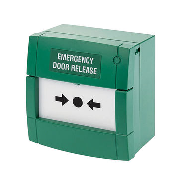 EMERGENCY BREAK GLASS (GREEN) – RESETTABLE SINGLE POLE