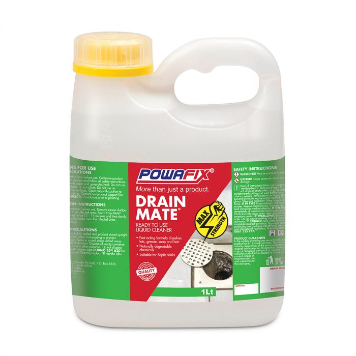 Powafix - Drain Mate Liquid Cleaner 1L - 2 Pack | LEROY MERLIN South Africa