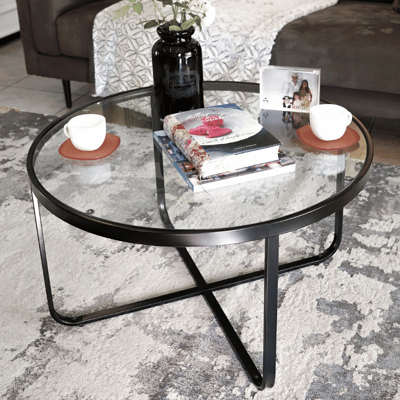 Fine Living Round Table - Glass Top