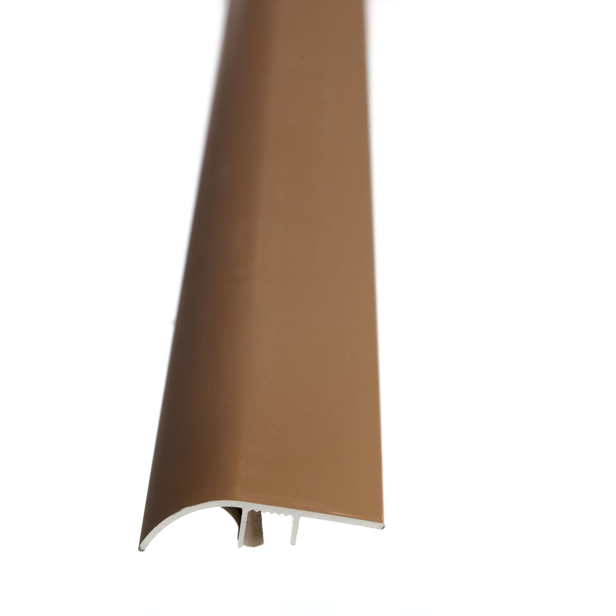 Aluminium Reducer LVT Strip Light Bronze Undrilled 2500 x 33 Aluminium Door Strip