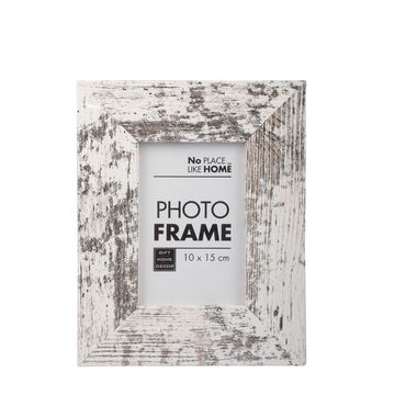 Picture Frame - Wooden - White Wood Stain - 10cm x 15cm - 4 Pack