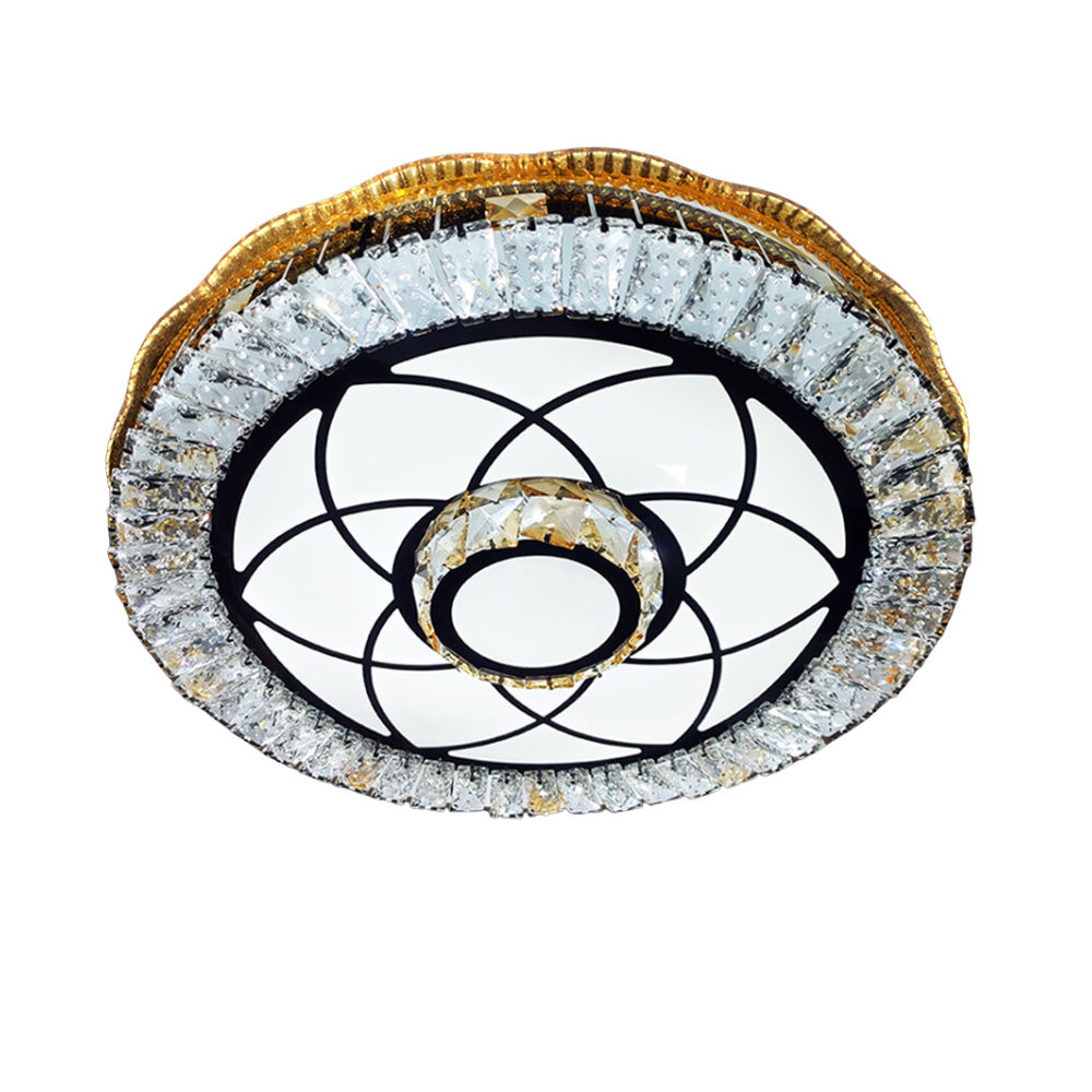 Cut glass ceiling lamp
