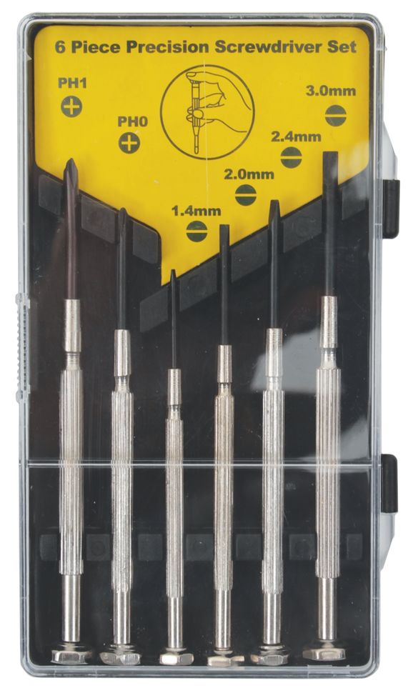 Jewellers Screw Driver Set 6 Piece