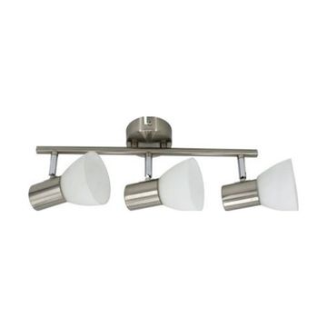 230VAC GU10 3Way Stain Steel/Glass Spot Light