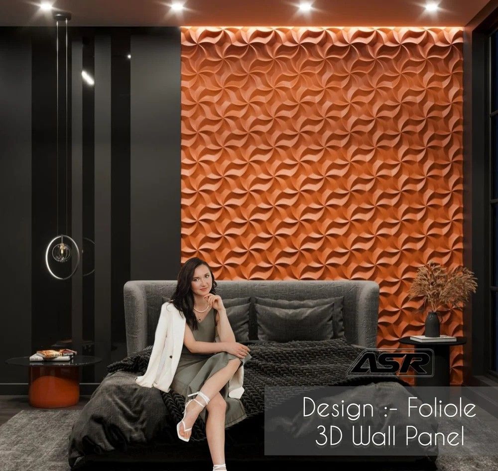 Petals 3D Wall Panel 500x500x25mm Set of 4