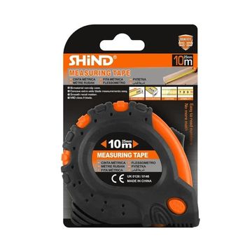 Measuring Tape 10mx25mm Auto Lock Steel Measuring Tape with TPR Cover
