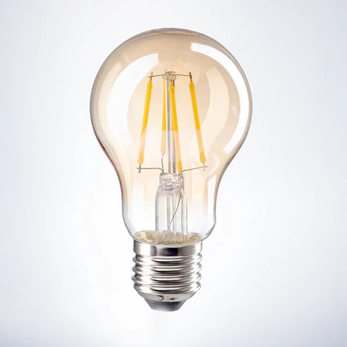 A60 LED FILAMENT BULB E27 4W AMBER
