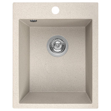 Laveo Chichi Granite Sink 1 Bowl - Beach Sand