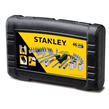 STANLEY 46-Piece 1/4-Inch Square Drive Socket & Bit Set | STMT72794-8