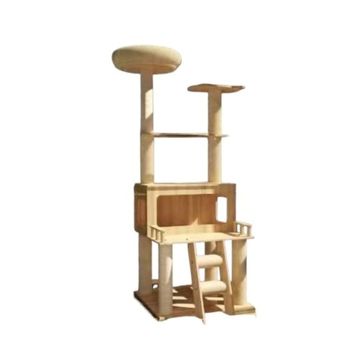 Multi-Level Cat Tree Condo with Platforms, Scratching Posts and Perches