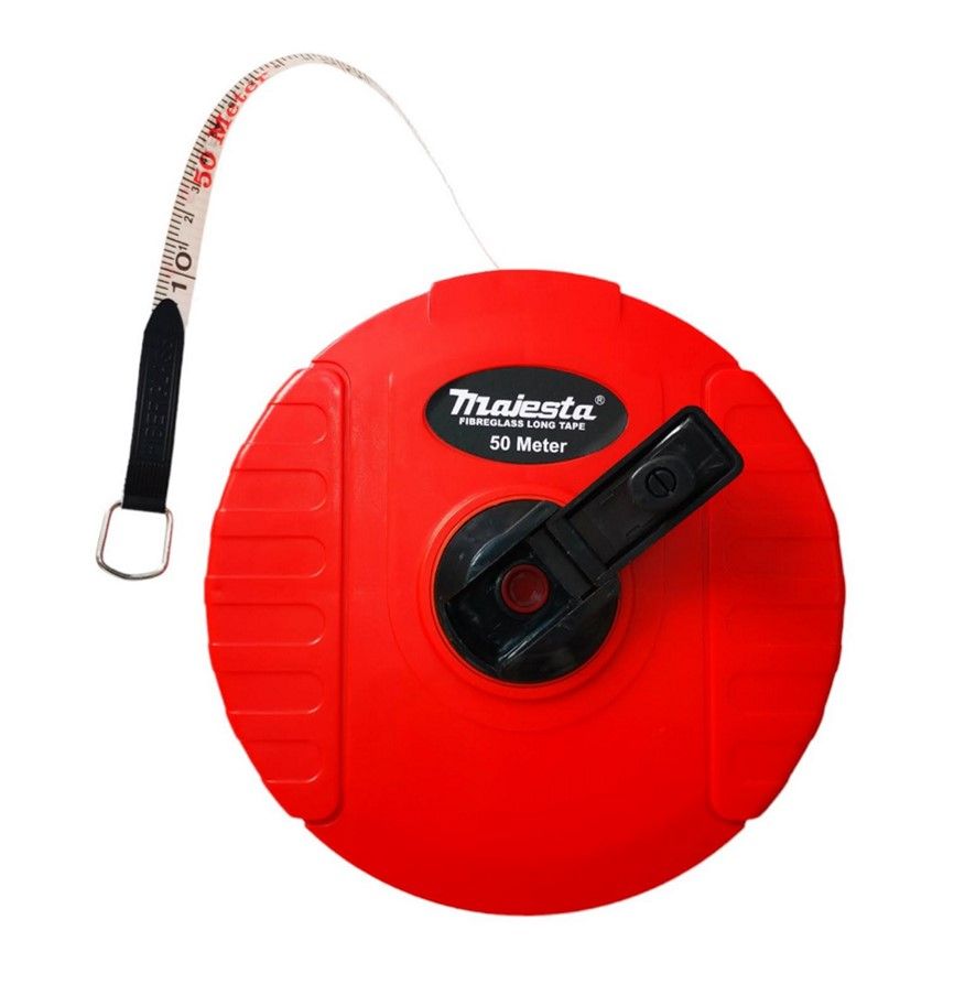 Majesta 50m Fibreglass Tape Measure - Closed Reel