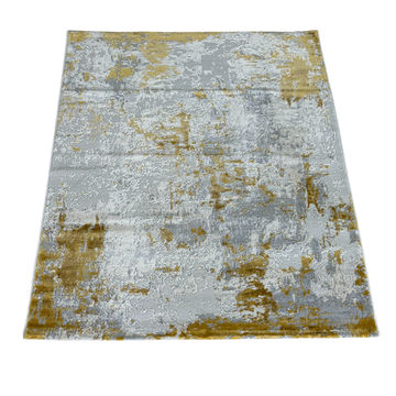 TOPAZ 15456B CREAM YELLOW Modern 80x300cm Area Rug