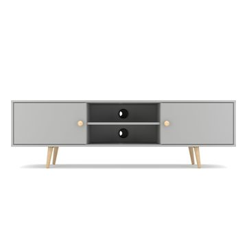 BAM! Impression TV Stand - Dunblane Grey
