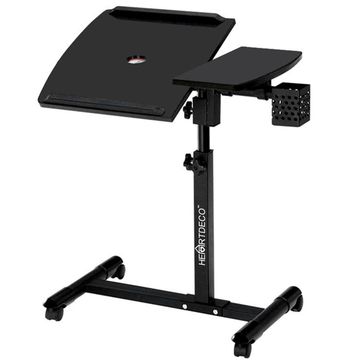 Portable Mobile Adjustable Split Panel Standing Laptop Table Overbed Table