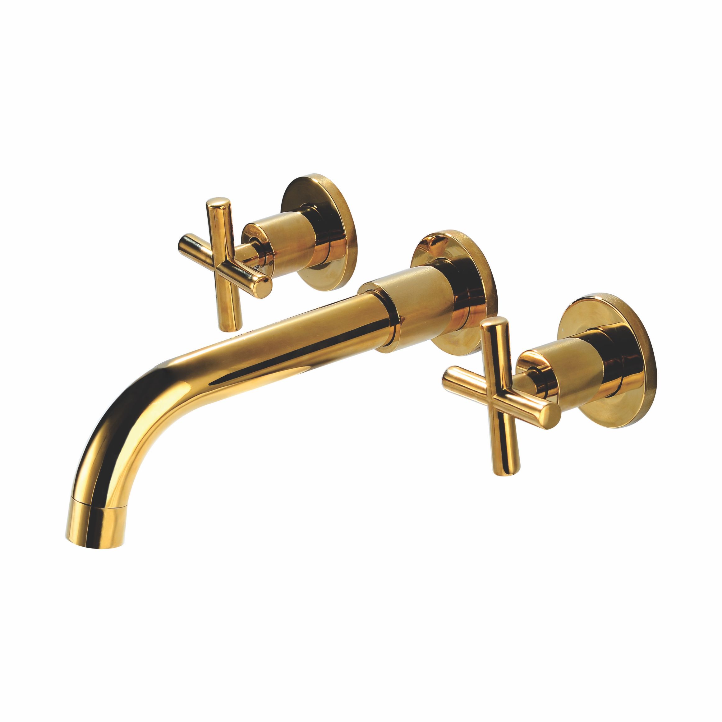 Wall Type Basin or Bath Mixer Tap AZ2153 Gold