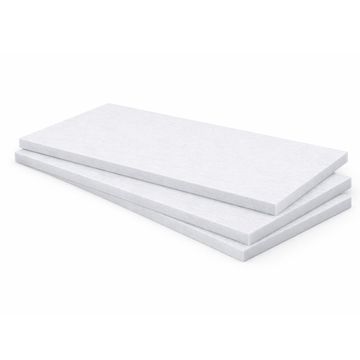 Acoustic Panels Echo-Less Polyester Fibre White 6030x1.2cm (Pack of 3)